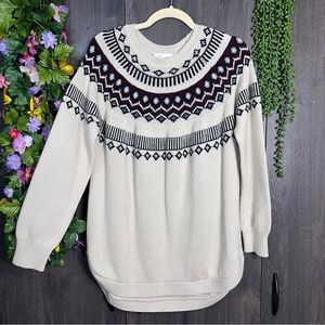 ₽💙2/$40💙RD Style Fair Isle Crew Neck Pullover Sweater Size XL